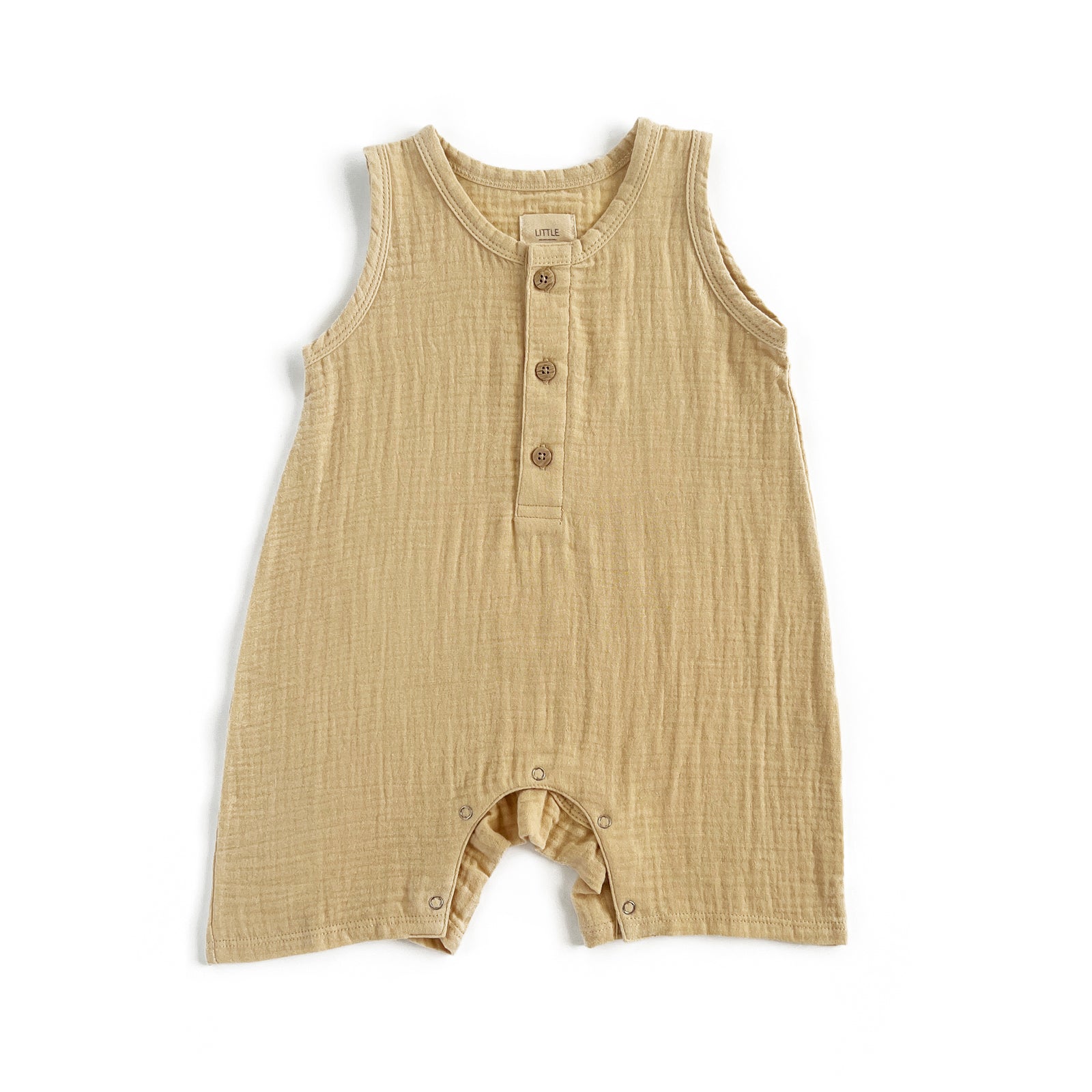 Buttermilk Muslin Romper