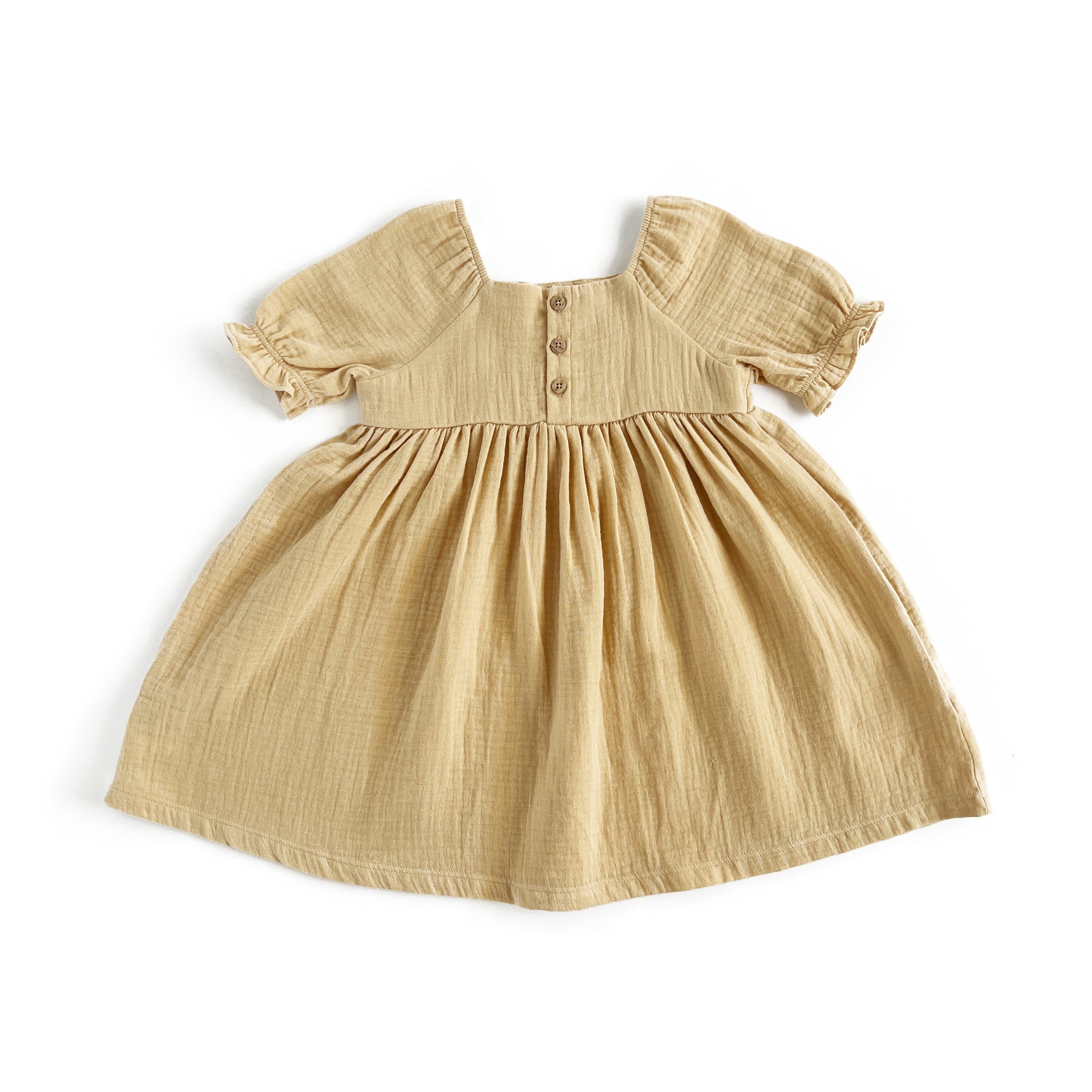 muslin cloth dress Buttermilk Muslin Dress
