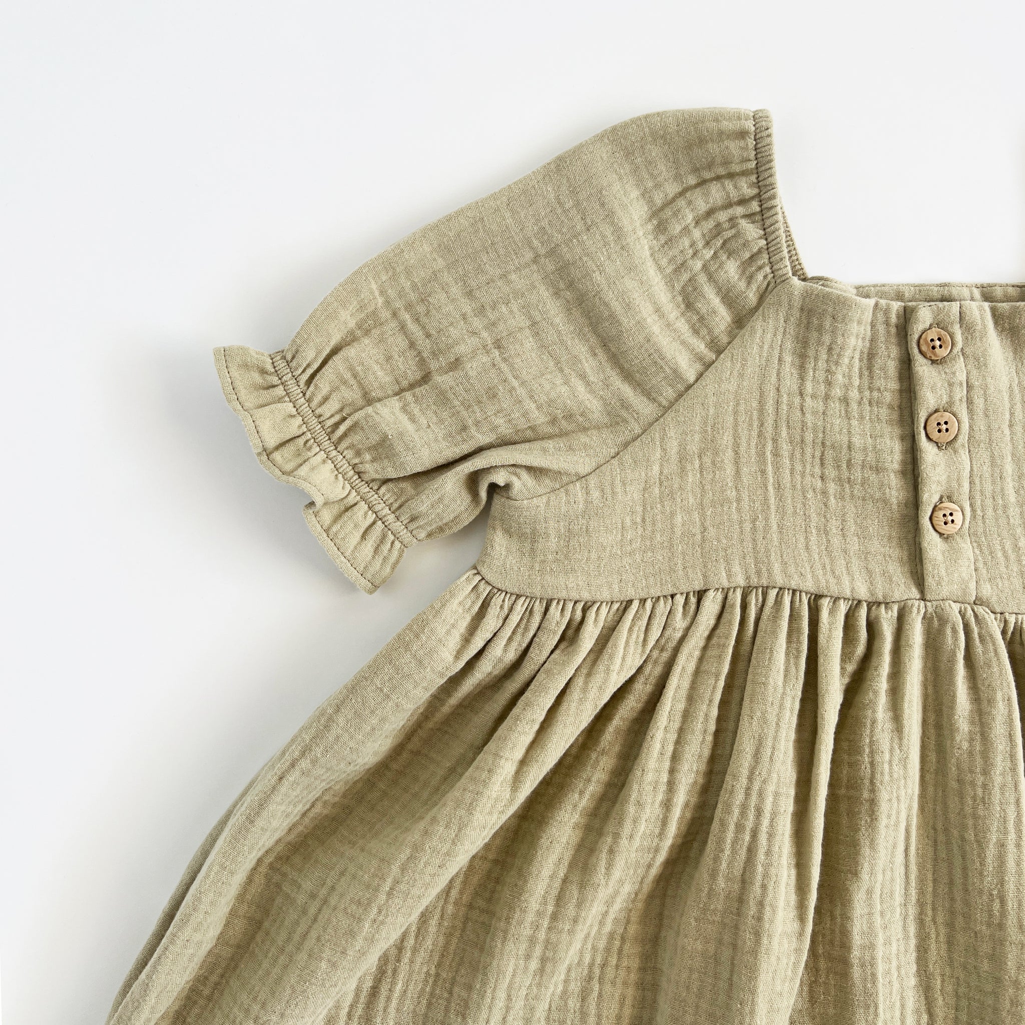Sage Muslin Dress 10/11Y Sage Muslin Dress 10/11Y