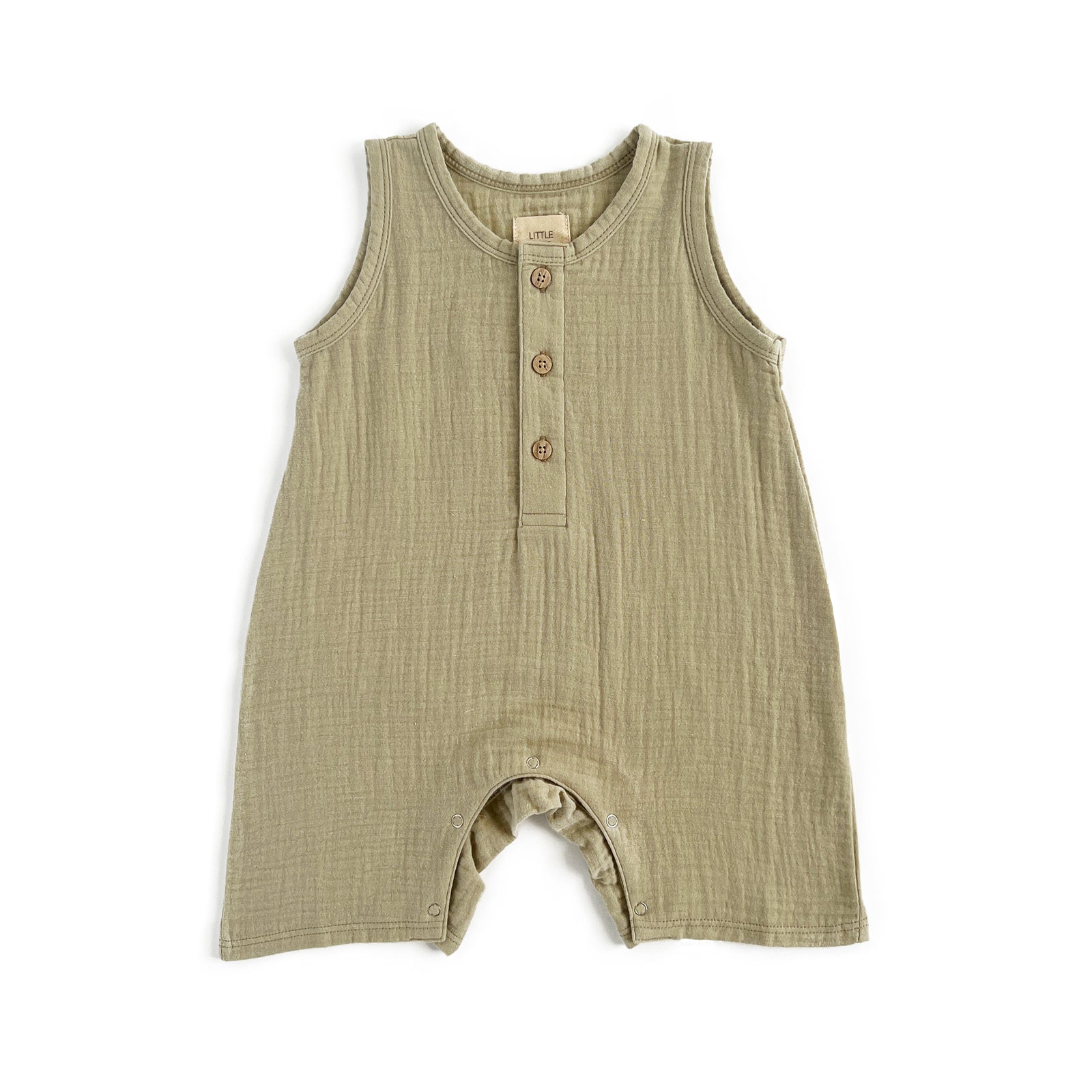 Sage Muslin Romper