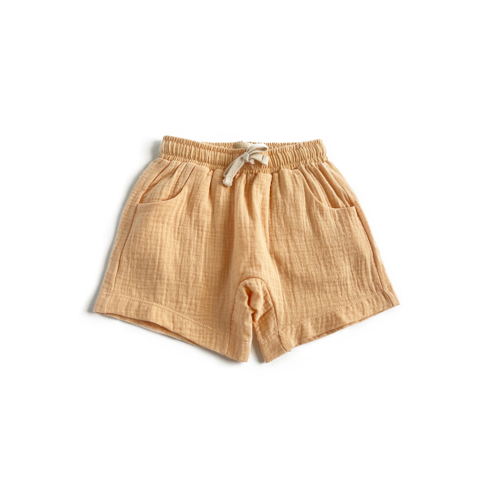 Salmon Muslin Shorts