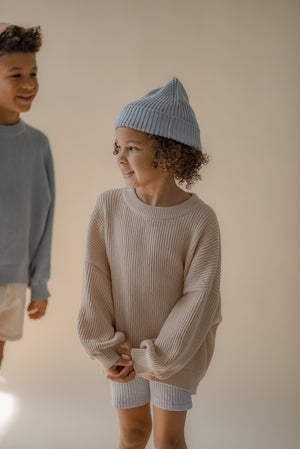 Peach Pointed Beanie