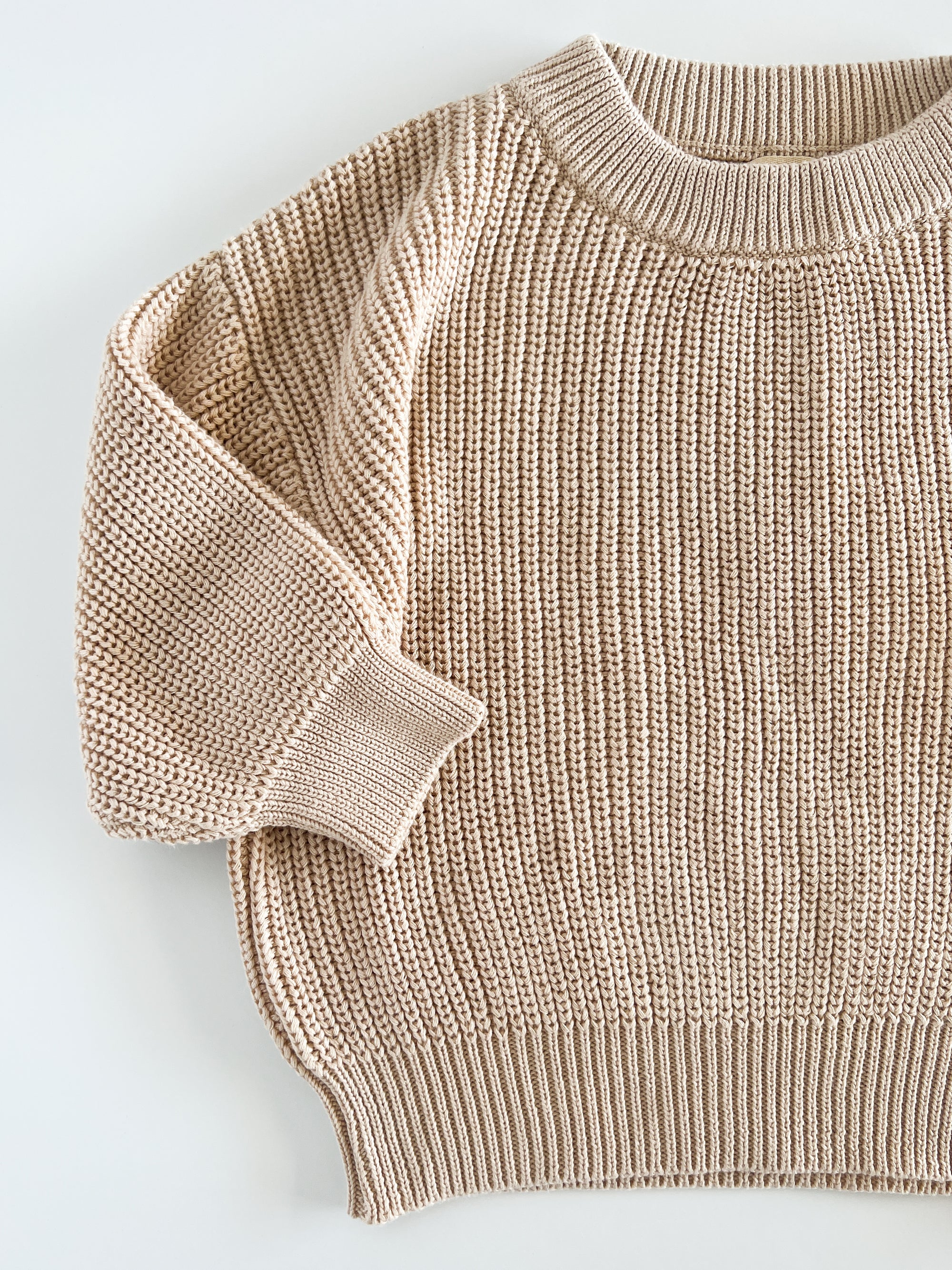 Vanilla Boxy Knit