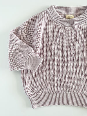 Lavender Boxy Knit