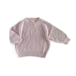 Lavender Boxy Knit