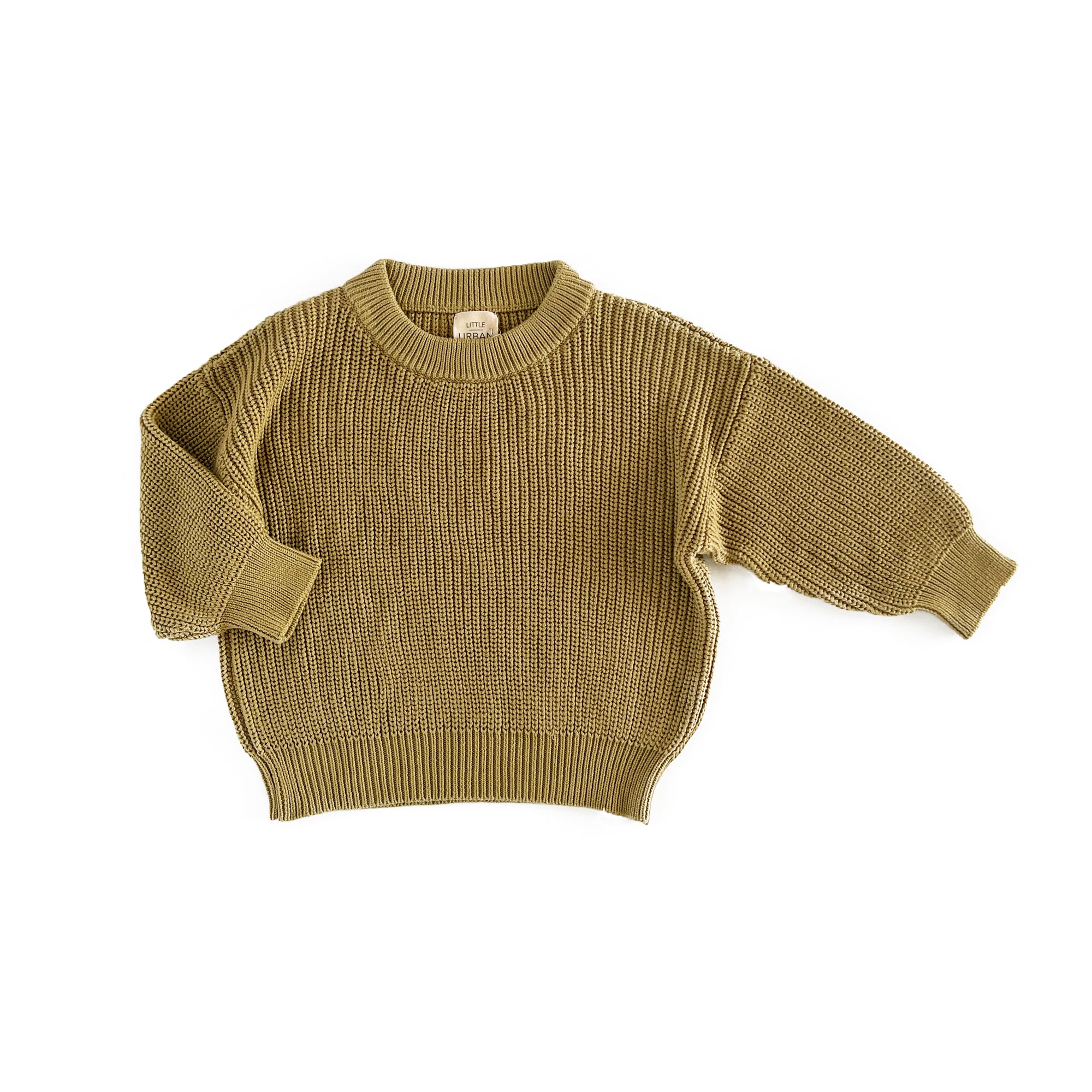 Light Olive Boxy Knit