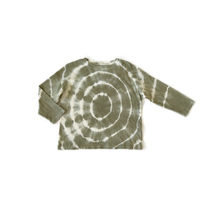 Olive Circles Top