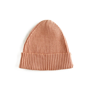 Peach Pointed Beanie