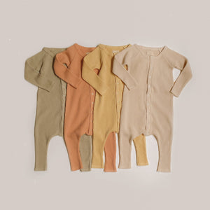 Butter Thermal Romper
