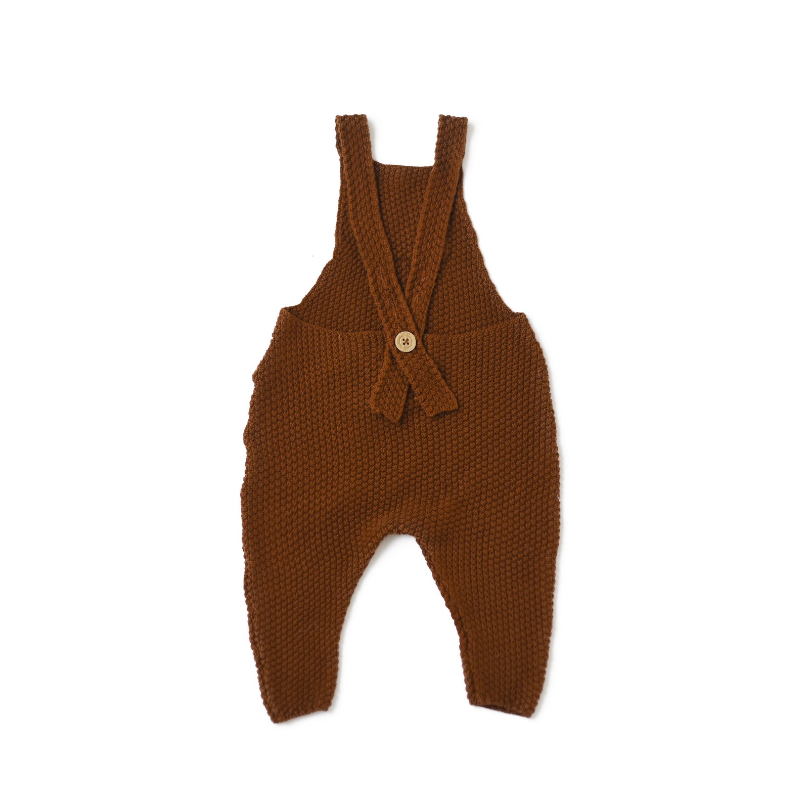 Chestnut Knit Salopette