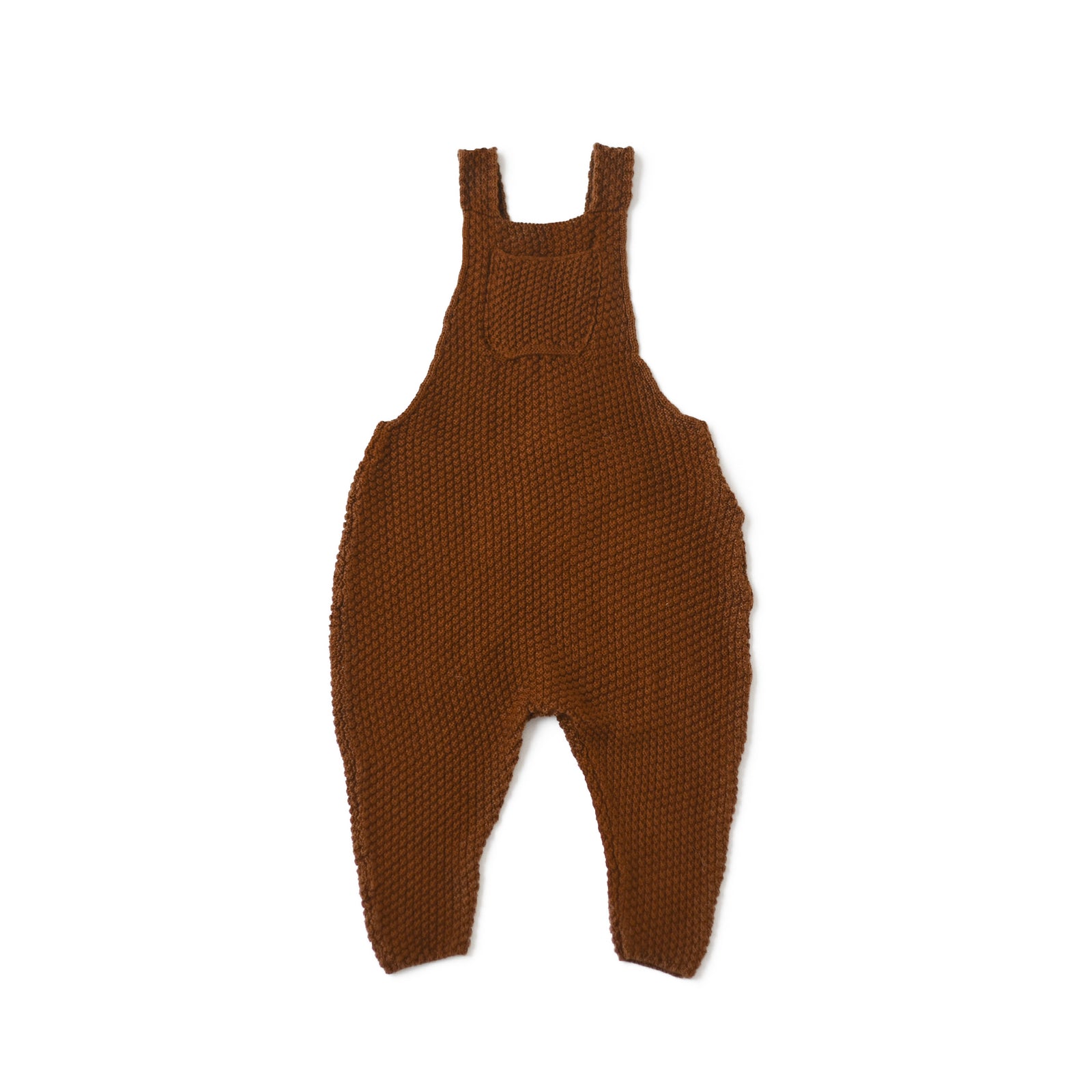 Chestnut Knit Salopette