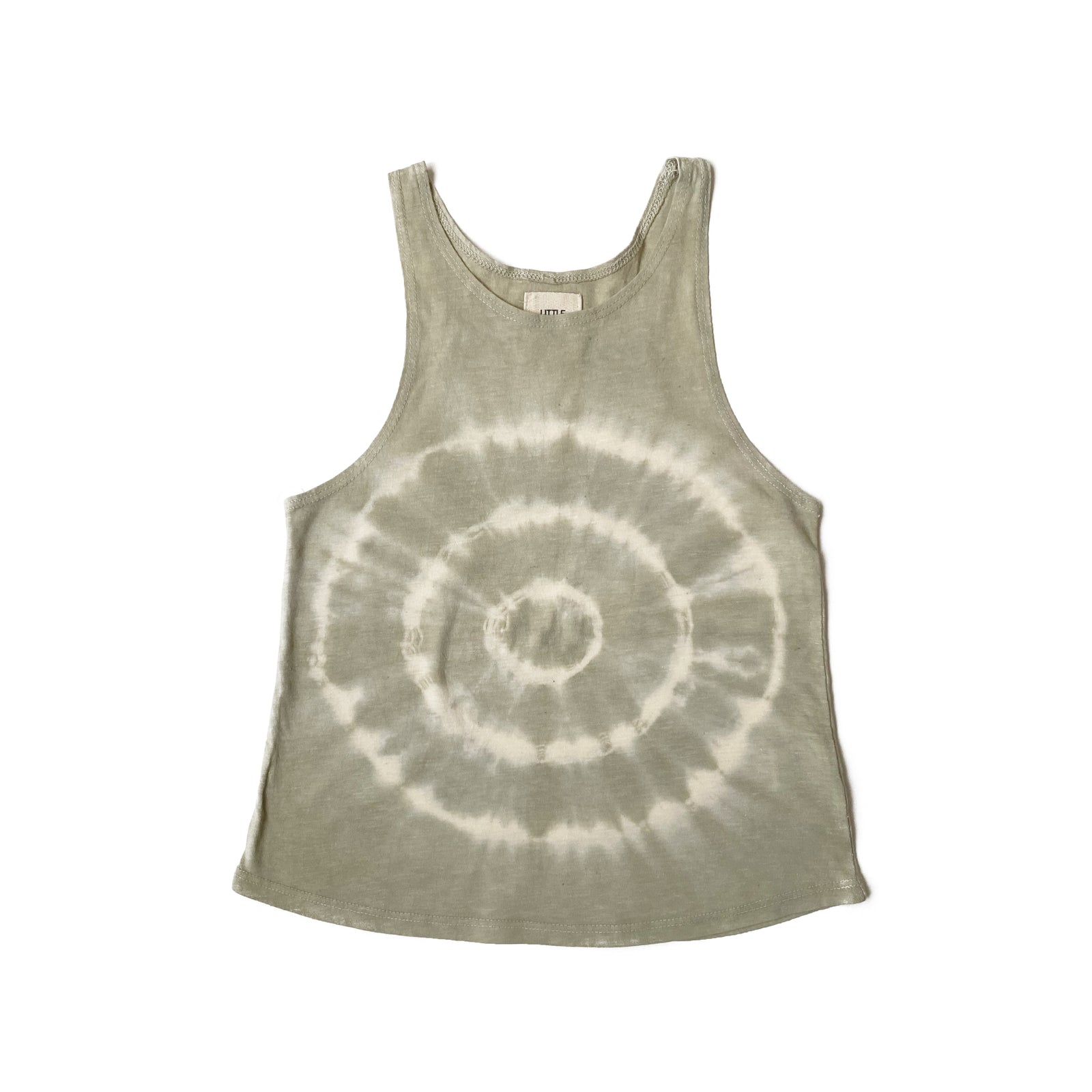 Sage Circles Tie Dye Tank Top