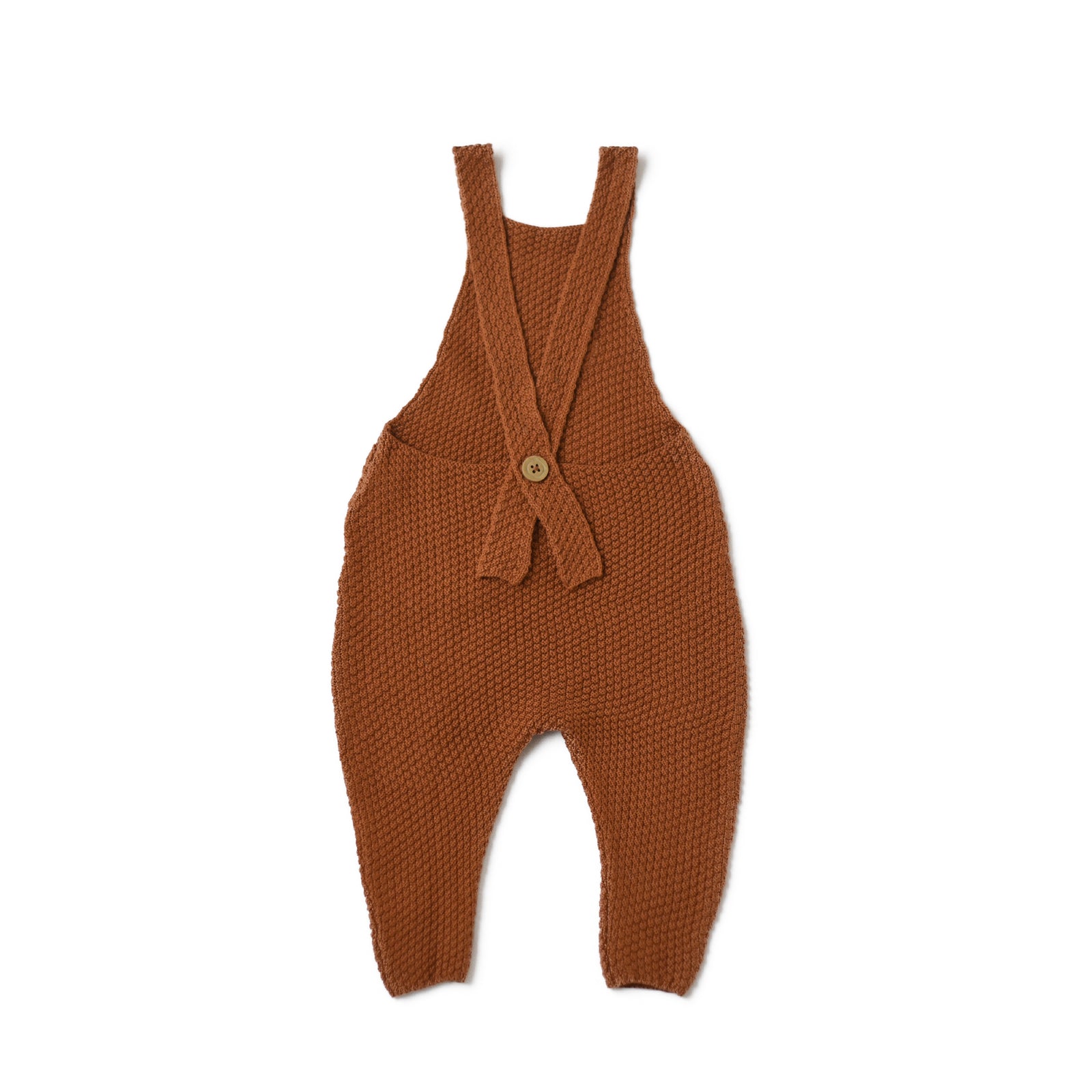 Caramel Knit Salopette