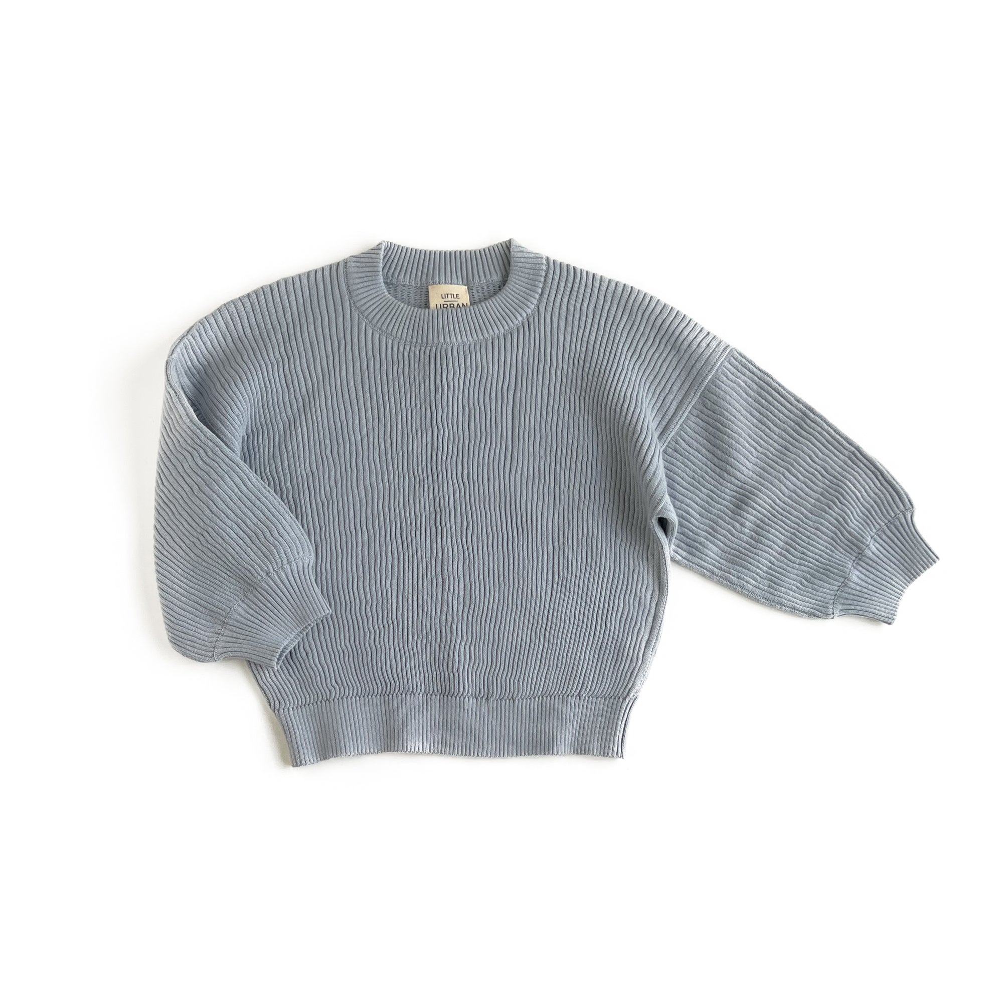 Sky Boxy Knit Sweater