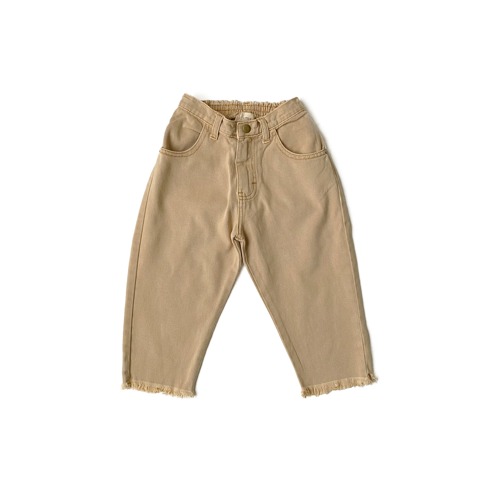 Light Tan Cropped Jeans
