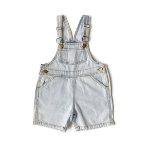 Light Wash Shortalls