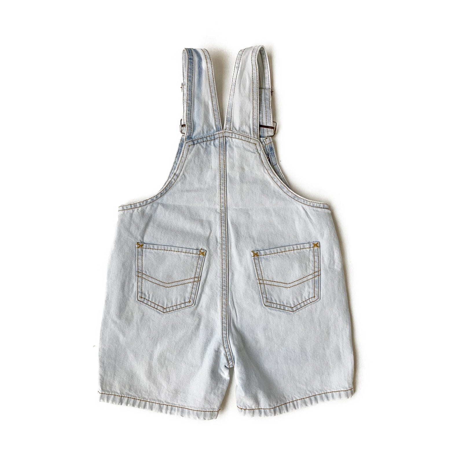 Light Wash Shortalls